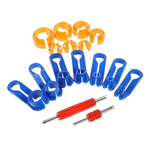 Gatuida 1set Line Disconnect Tool Kit Mechanics Removal Tools for Compressor Air Tube Separation Compatible Various Brands Design