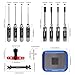 Hobbypark Hex Driver Set (1.5mm 2.0mm 2.5mm 3.0mm), Hex Nut Driver Set(4.0/5.5/7.0/8.0mm) Screwdriver Kit, 17mm Wheel Wrench, RC Screw Tray, Turnbuckle Wrench, RC Repair Tools Kit for RC Cars