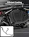 AUGREX Radiator Overflow Hose Cooling Breathe Tube Fit for Audi A4 Quattro allroad 2.0T 4L 2017-2021, Fit for A5 Quattro Sportback 2.0T 4L 2018-2020, Replaces 8W0121081AN