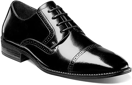 STACY ADAMS Men's Abbott Cap Toe Oxford Black Review | Image 3