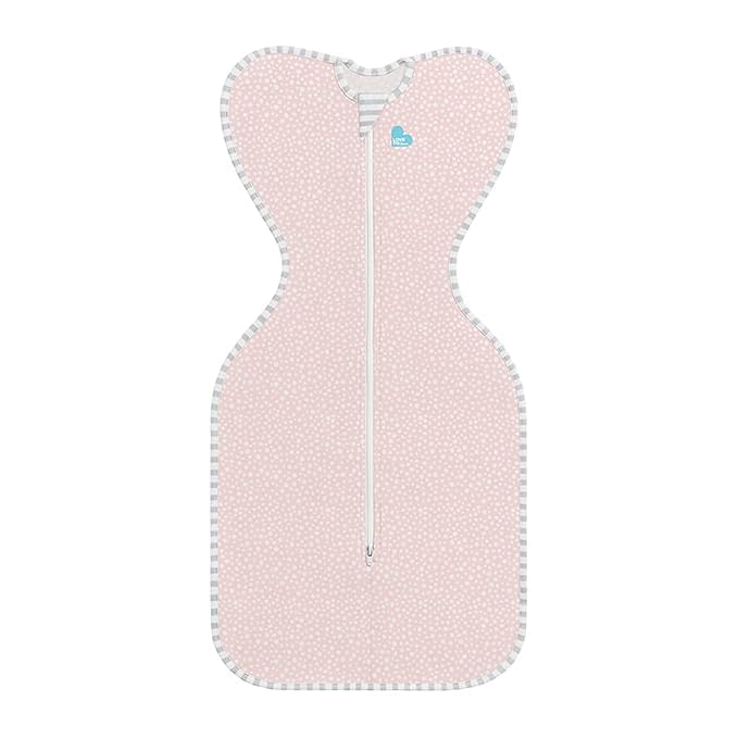Image of Love To Dream Swaddle UP, Baby Sleep Sack, Twin Zipper For Easy Diaper Changes, Arms UP Position, Hip-Healthy, Lightweight & Breathable, Sleeping Bag, Moderates Ideal Temps, 1-3 M, Olive Stars & Moon