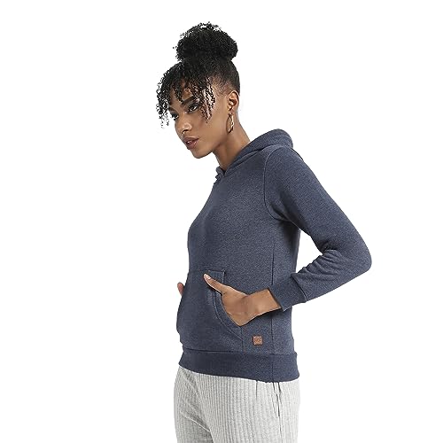 Image of PINACOLADA Women's Pullover Hoodie with Kangaroo Pockets for Casual Wear | Hooded Neck | Long Sleeve | Drawstring Closure | Cotton Sweatshirt Crafted with Comfort Fit for Everyday Wear