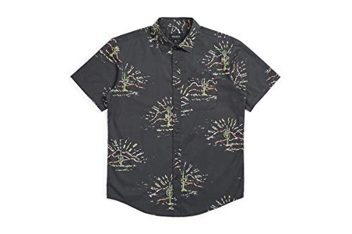 Brixton Men's Woven, Washed Black, L