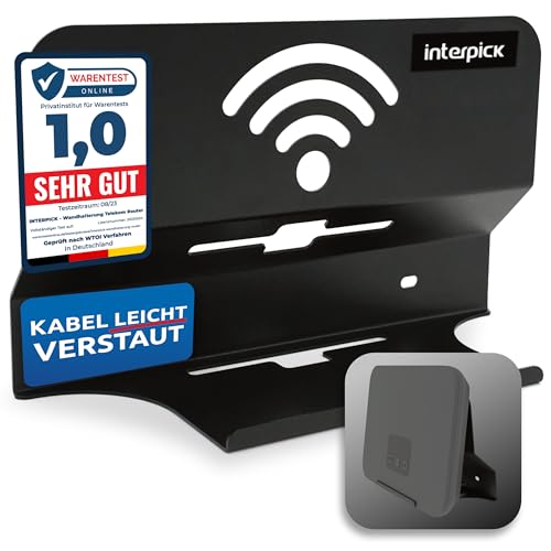 interpick Telekom Router Speedport Smart 4 Wandhalterung inkl. Kabelmanagement