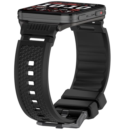 Correa Ajustable de Silicona para Garmin Venu X1 24mm Negra miniatura 4