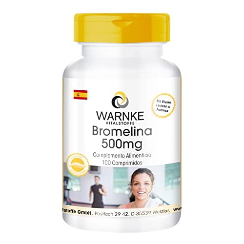 Bromelina 500mg - Enzima Natural - 100 Comprimidos