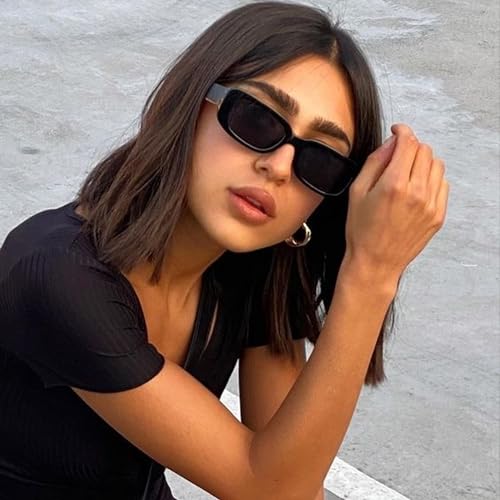 16 Pack Rectangle Sunglasses for Women Retro Colored Square Glasses Bulk 90s Vintage Eyewear Uniex Adults4