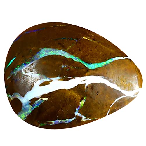Opale rocheuse multicolore Koroit australien haut de gamme de 3.95 ct
