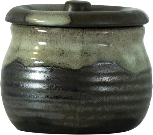 JADE TEMPLE Keramik Kimchi Schale mit Deckel, Füllmenge 330 ml - 1...