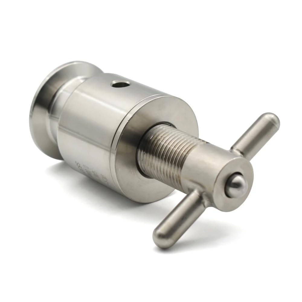 Válvula de presión Ajustable Clase Sus 304, 0,5-5 Bar, válvula de Escape de 1,5 "de Tres Clips con diámetro Exterior de 50,5 mm