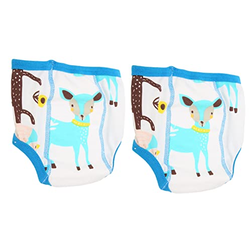Shanrya Pantalones de Entrenamiento de Algodón, Ropa Interior Lavable para Entrenamiento de PIS, Absorbente Reutilizable, Apta para la Piel, Transpirable, para Viajes, para Bebés(#1)