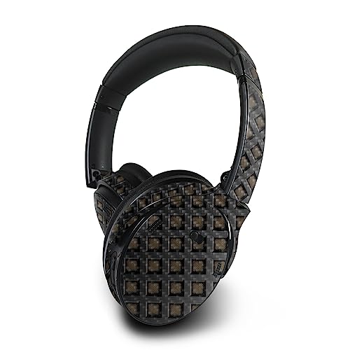 Image of MightySkins Carbon Fiber Skin Compatible with Bose QuietComfort 45 Headphones Black Wall | Protective, Durable Textured Carbon Fiber Finish | Easy to Apply | Made in The USA
