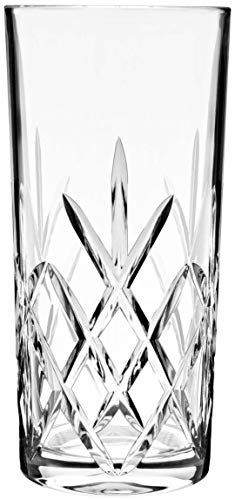 Bohemia - Juego de 6 vasos de cristal para flamenco (15 cm, 350 ml)