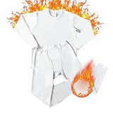 North Bund Thermounterwäsche Set Herren Innenfleece Skiunterwäsche Thermal Trousers Winter Funktionsunterwäsche 210g/m²