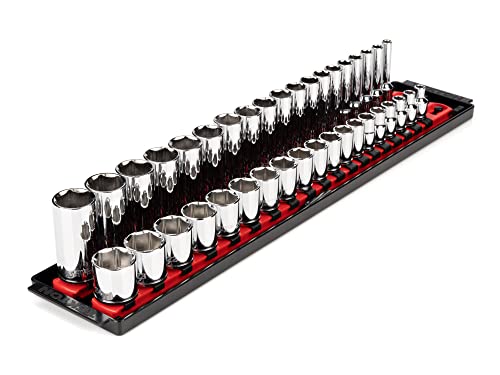 Image of TEKTON 3 /8 Inch Drive 6-Point Socket Set, 38-Piece | SHD91211