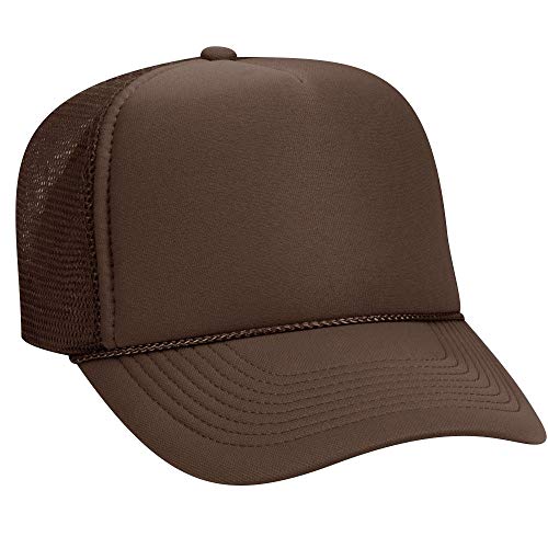 Image of OTTO Polyester Foam Front 5 Panel Pro Style Mesh Back Trucker Hat