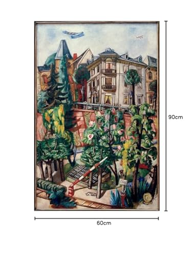 Impression d'affiches Max Beckmann Toile Nice à Francfort 60x90cm - 5