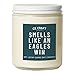 CE Craft - Smells Like an Eagles Win Candle - Football Themed Candle, Gift for Dad, Gift for Son, Eagles Gift, Football Themed Candle, Gift for Him (Bourbon Vanilla)