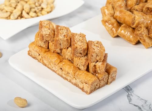 Snacklava Cashew Baklava - 6 Pack (18 Pieces) - No Artificial Ingredients, Colors or Preservatives - Premium Handmade Pastries