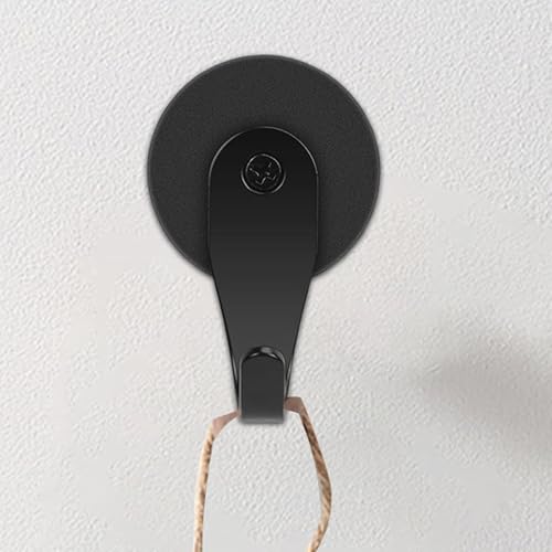 Patère magnétique pour couronne de Noël en acier noir rustique - 4