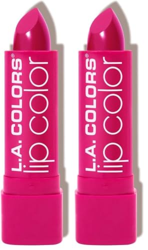 Image of L.A. COLORS Moisture Rich Lip Color, Hot Pink CML544 (Pack of 2)