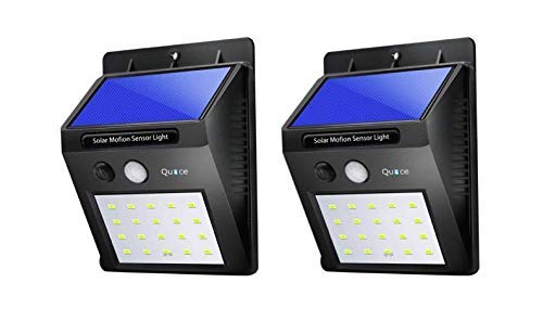DIYA ENTERPRISE DIYASHI Solar Lights for Garden 20 LED Motion Sensor Security Lamp for Home and Garden,Outdoors | Bright Solar Wireless Security Motion Sensor 20 Led Night Light (20 LED - Pack of 2)