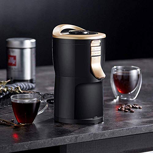 LKNJLL Kaffeemaschine, Haushalt beweglicher kleine Schleifen Kaffee, Bohnenpulver – Bild 4