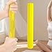 Colaxi Twist Hand Bar Resistance Bar Multifunction Ergonomic Elbow Strengthener Hand Exerciser for Fitness Workout Beginners Forearm, Yellow