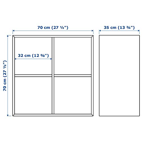 Armoire 4 compartiments EKET ProTuning gris foncé 70x35x70 cm - 4