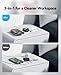 3 in 1 Charging Station for Apple Multiple Devices, Foldable Magnetic Fast Wireless Charger Dock, Travel Charging Pad for iPhone 17 16 15 14 13 12 Pro Max Plus Apple Watch Series & AirPods 4/3/2/Pro