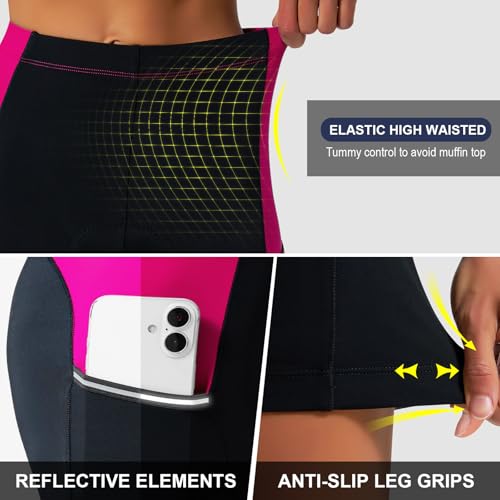 Image of Beroy Women's Triathlon Shorts with 3D Gel Padded, Cycling and Spinning Pants.