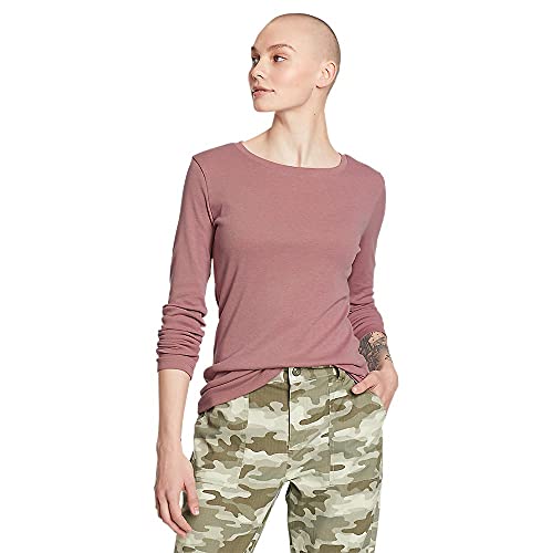 Image of Eddie Bauer Womens Favorite Long Sleeve Tee Crewneck T-Shirt