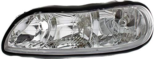 Evan Fischer Headlight Assembly Compatible with 1997-2003 Chevrolet Malibu/Classic 2004-2005 Halogen Composite Driver Side