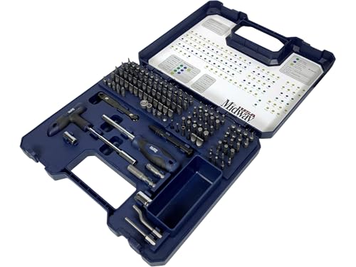MidwayUSA 123-Piece Magnetic Screwdriver Set