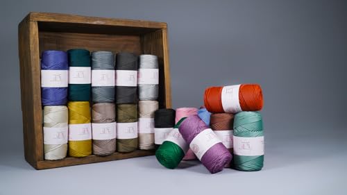 Makromecity, Polyester Macrame Cord 2mm x 250 yards (750 feet) 2mm Polypropylene Latte Macrame Cord Crochet Macrame Bag Cord Crafts for Wall Hangings, Bags, Underplate, Rug