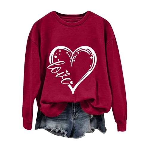 Taglia S M L XL XXL Felpe extra lunghe Donna Anziani Maglioni da donna Abiti Felpa francese Casual Maglione a maniche lunghe Felpa da donna Carina Felpa calda per le donne Lattine Vecchia Scuola Maglia rotonda Baggy Felpa Color Top Lady Pantaloni Abiti Felpe da donna con cappuccio Autunno Vestiti alla moda Donna