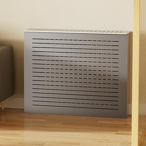 Armoire décorative cache-radiateur en bois pour ranger et habiller