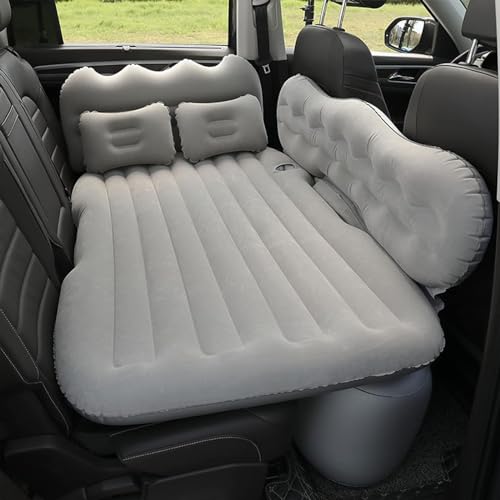 VUXLZDOM Auto Aufblasbares Luftmatratzen für-Toyota Comfort HYBRID Taxi, Bequeme Langlebige Tragbar Faltbar Reisen Camping Outdoor Aktivitäten Zubehör,Grey 03