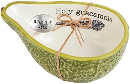 Mud Pie Fiesta Dip Bowl Set, Avocado, 5