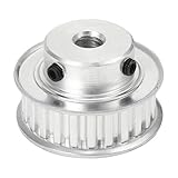 sourcing map Synchrone Rad XL 24 Zähne, 10 mm Bohrung Aluminium Zahnriemenscheibe 11 mm breite Riemen DE