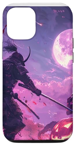 Carcasa para iPhone 15 La valiente lucha de los samuráis en el velo de Halloween