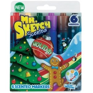 Mr. Sketch Scented Holiday Markers (6 Markers)