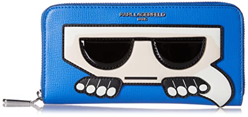 Karl Lagerfeld Paris Lh9qu5av-xl5-one Size, Portefeuille Femme, Deep Lagoon Amour, Taille Unique Cover