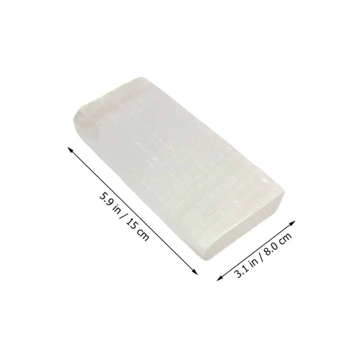 JECOMPRIS Polished Selenite Charging Plate Elegant Decorative Energetic and Versatile for Home Decoration Present Idea Occasion