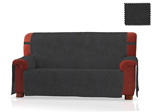 JM Textil Cubre sofá Pharma Tamaño 3 plazas (160 Cm.), Color Negro