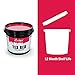 Ecotex® Tex-Red Screen Printing Emulsion (Pint - 16oz.) Pre-Sensitized Photo Emulsion for Silk Screens and Fabric - for Screen Printing Plastisol Inks, Pure Photopolymer Screen Printing Supplies