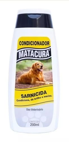 Kit Sarnicida Matacura - Shampoo 200ml + Condicionador 200ml + Sabonete 80g - Suave - Cachorros - Ki