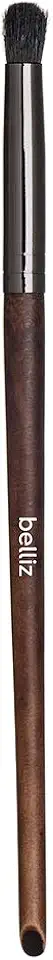 Pincel Wood Sombra para Côncavo, Belliz, Marrom/Cinza/Preto