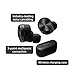 Technics Premium Hi-Fi True Wireless Bluetooth Earbuds with Advanced Noise Cancelling, 3 Device Multipoint Connectivity, Hi-Res Audio + Enhanced Calling Wireless Earbuds - EAH-AZ80-K (Black)