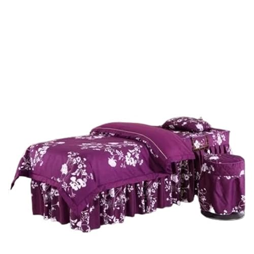 Falda de cama de masaje con faldón protector para camillas de spa y estética